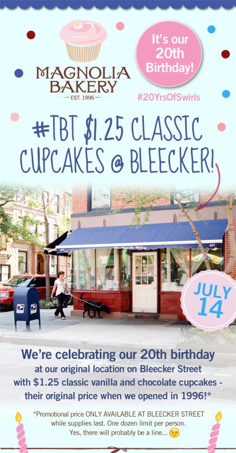 Magnolia promo for 20th anniversary July 2016