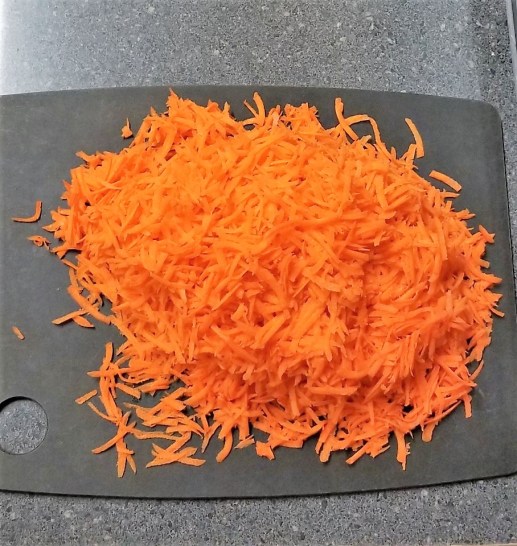 grated carrots