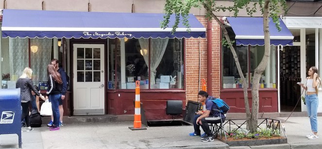 Bleecker Street storefront without bench